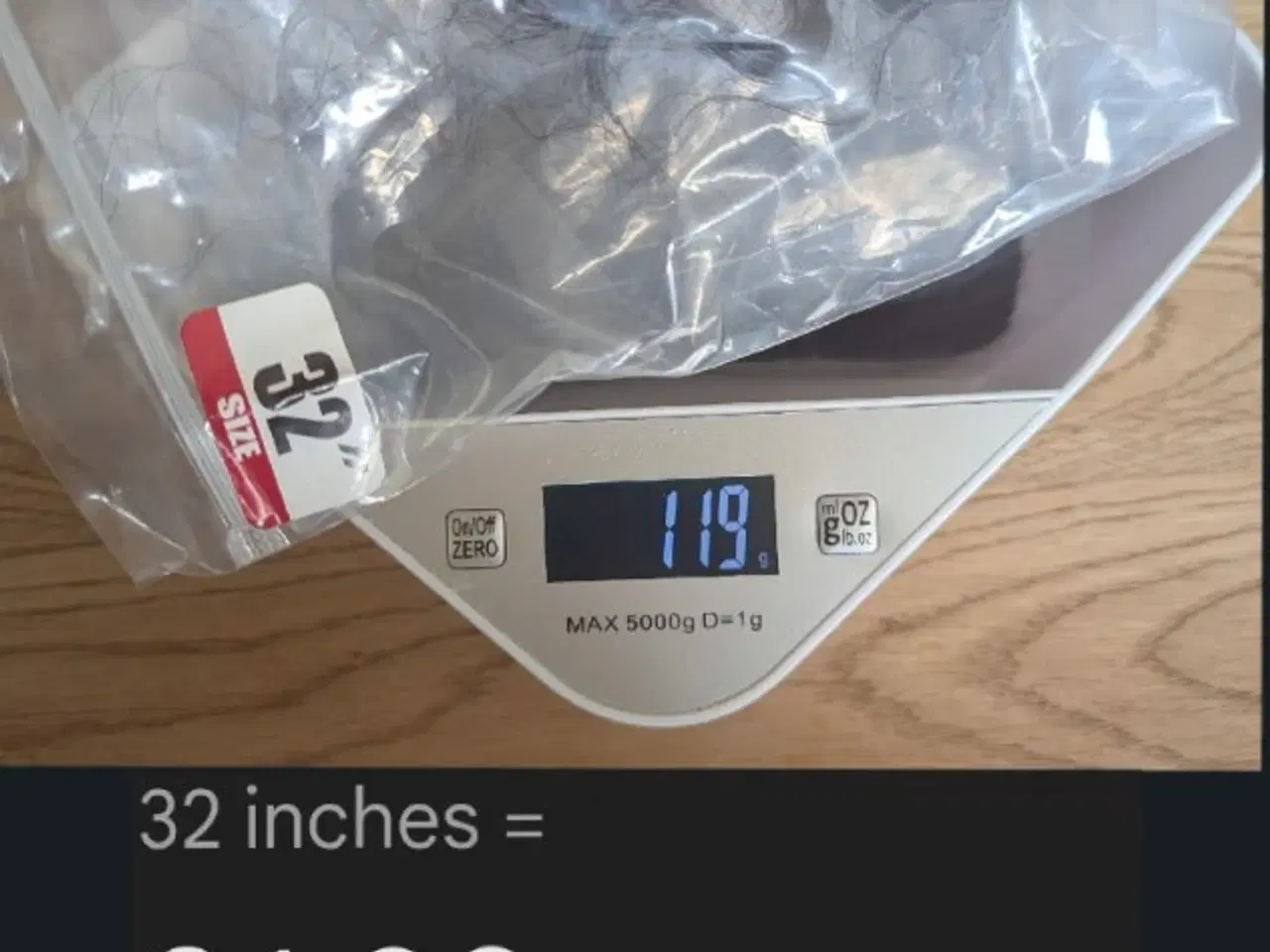 Billede 4 - Extensions human virgin 32 inches deep Wave hair