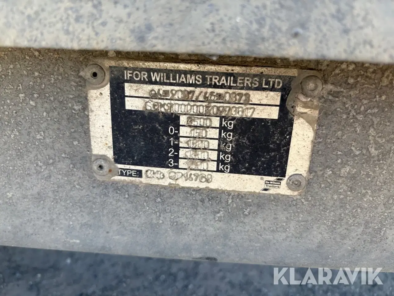 Billede 7 - Maskintrailer Ifor Williams GP 147-3
