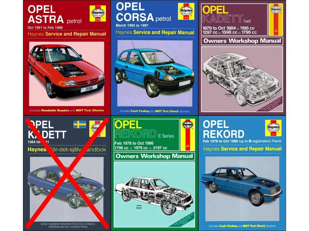 Billede 6 - Haynes - 65 Haynes Værkstedshåndbøger - 75 kr./bog