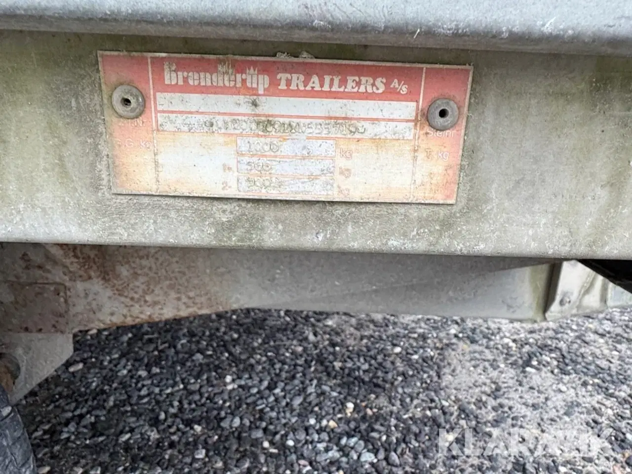Billede 6 - Trailer Brenderup 1000kg