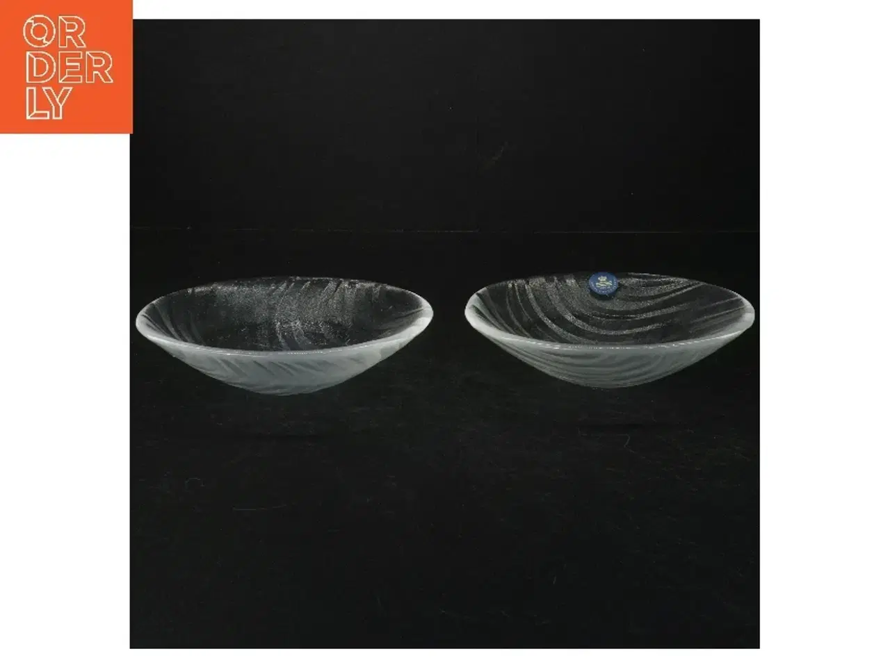 Billede 1 - Glasskåle fra Royal Copenhagen (str. Ø. 15 cm)