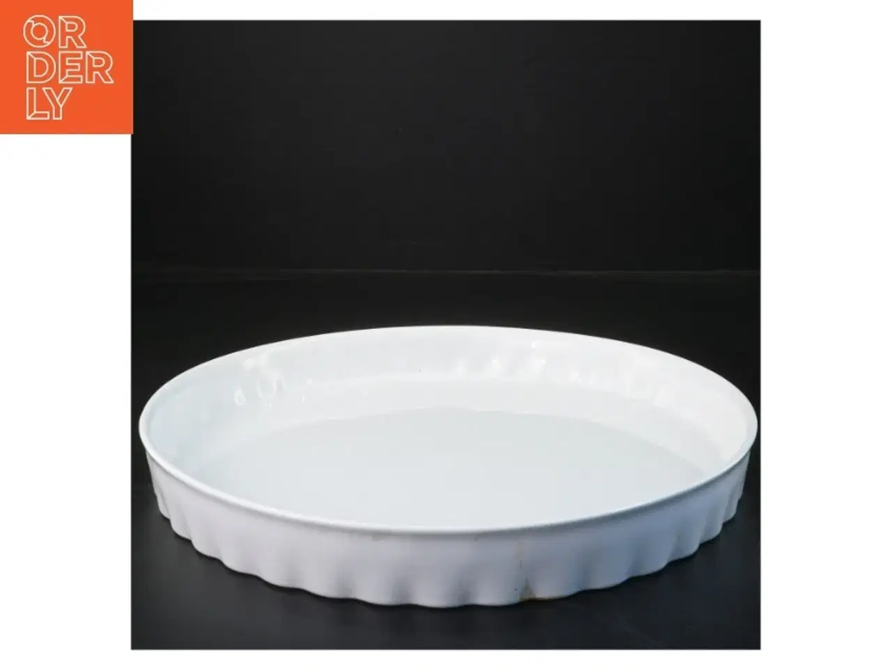 Billede 2 - Rund porcelænsform fra IKEA (str. Ø 29 cm)