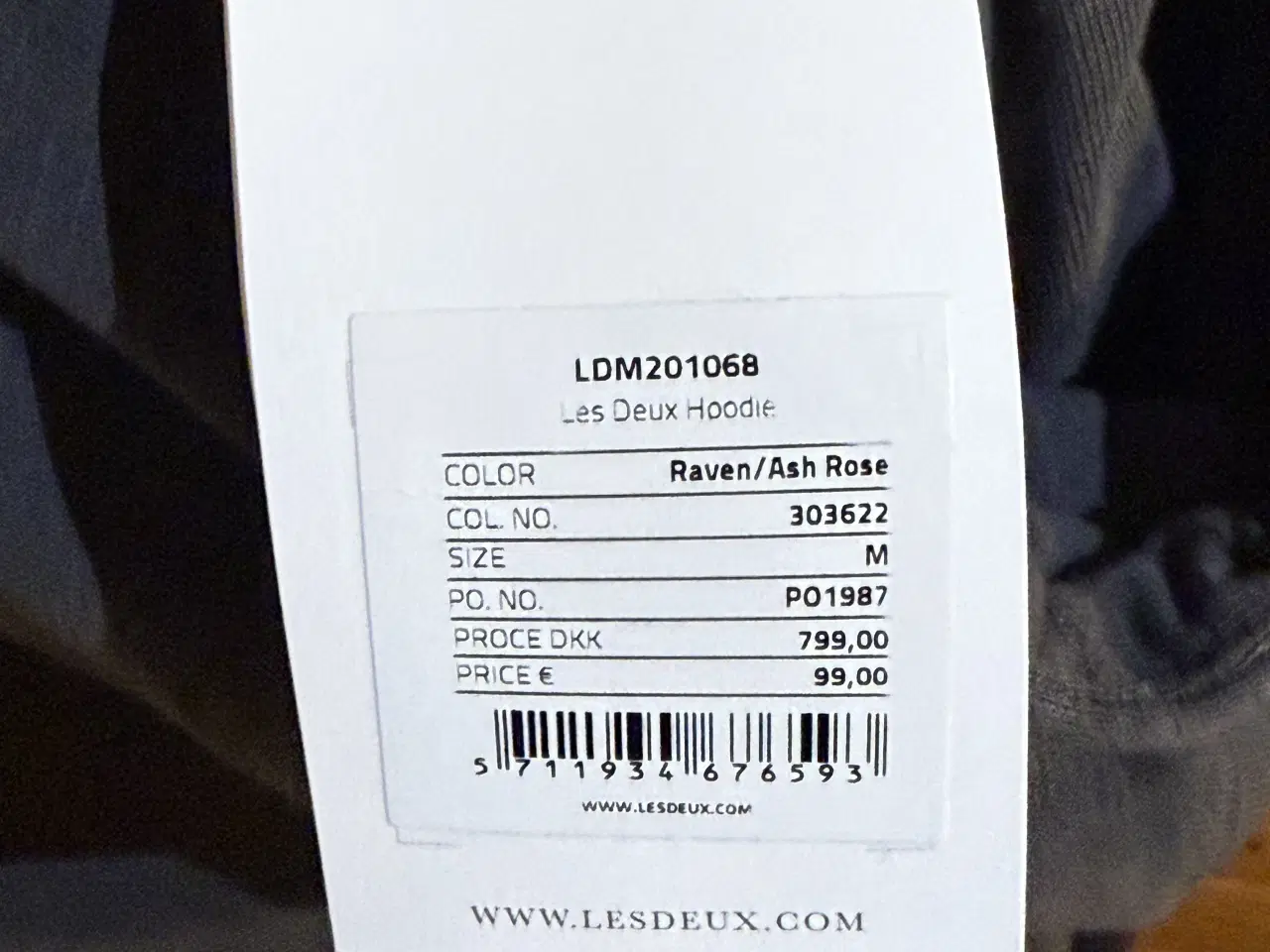 Billede 5 - Les Deux Hoodie - m. tags - Str. M