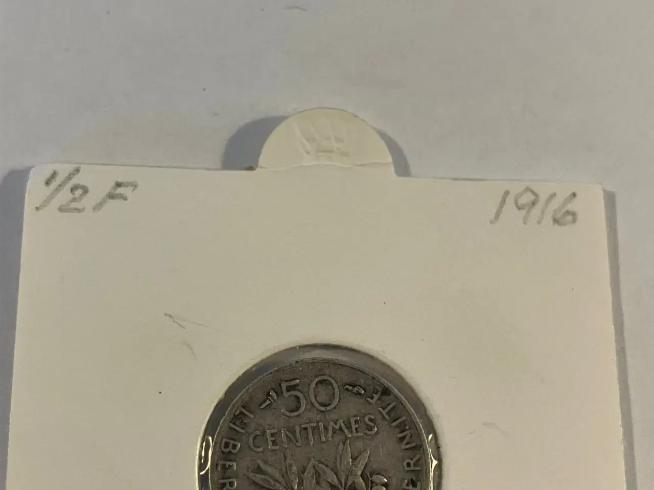 Billede 1 - 1/2 Franc 1916 France