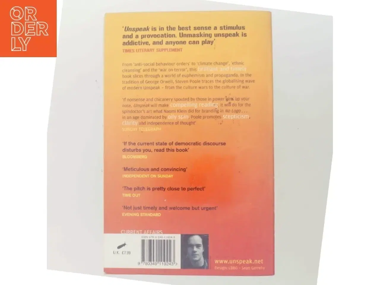 Billede 3 - Unspeak af Steven Poole (Bog)