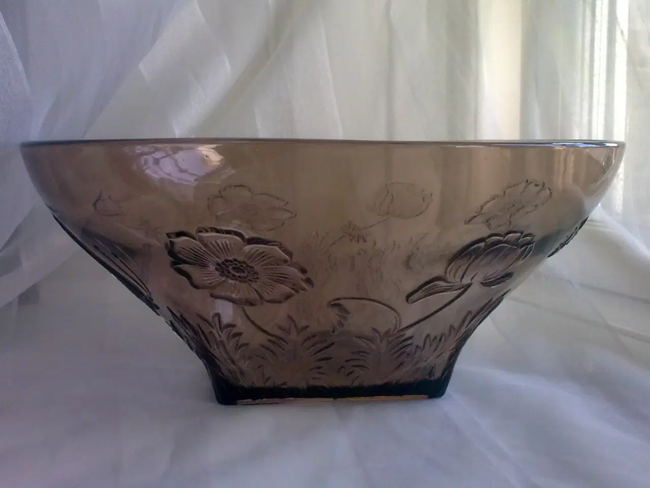 Billede 13 - Gul glas skål retro SOLO salg & rav tone