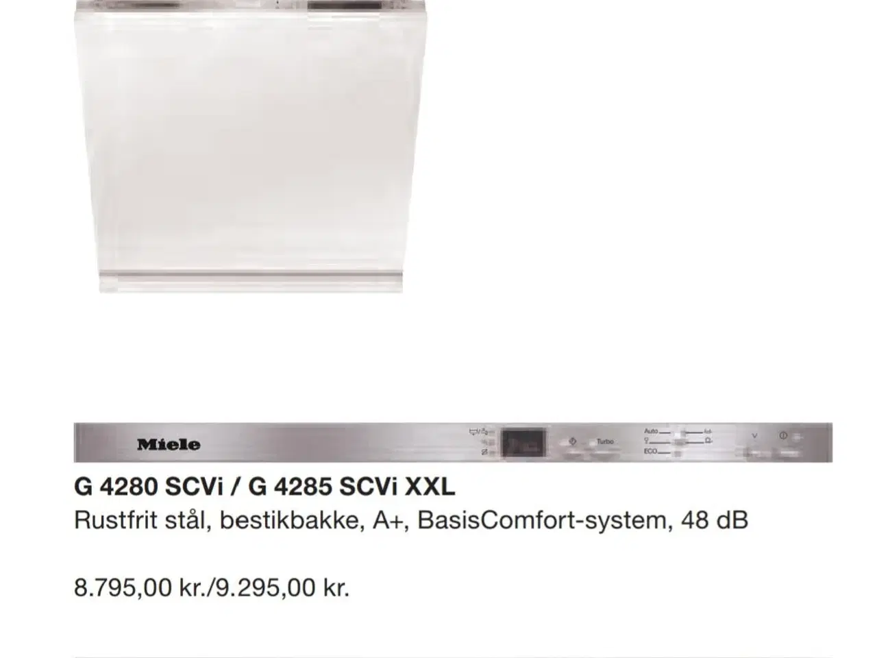 Billede 4 - Miele opvaskemaskine integreret