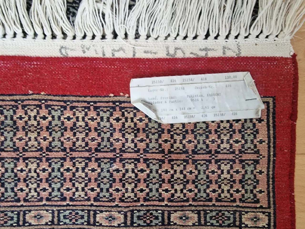 Billede 9 - Ægte Pakistansk tæppe ( Karachi )