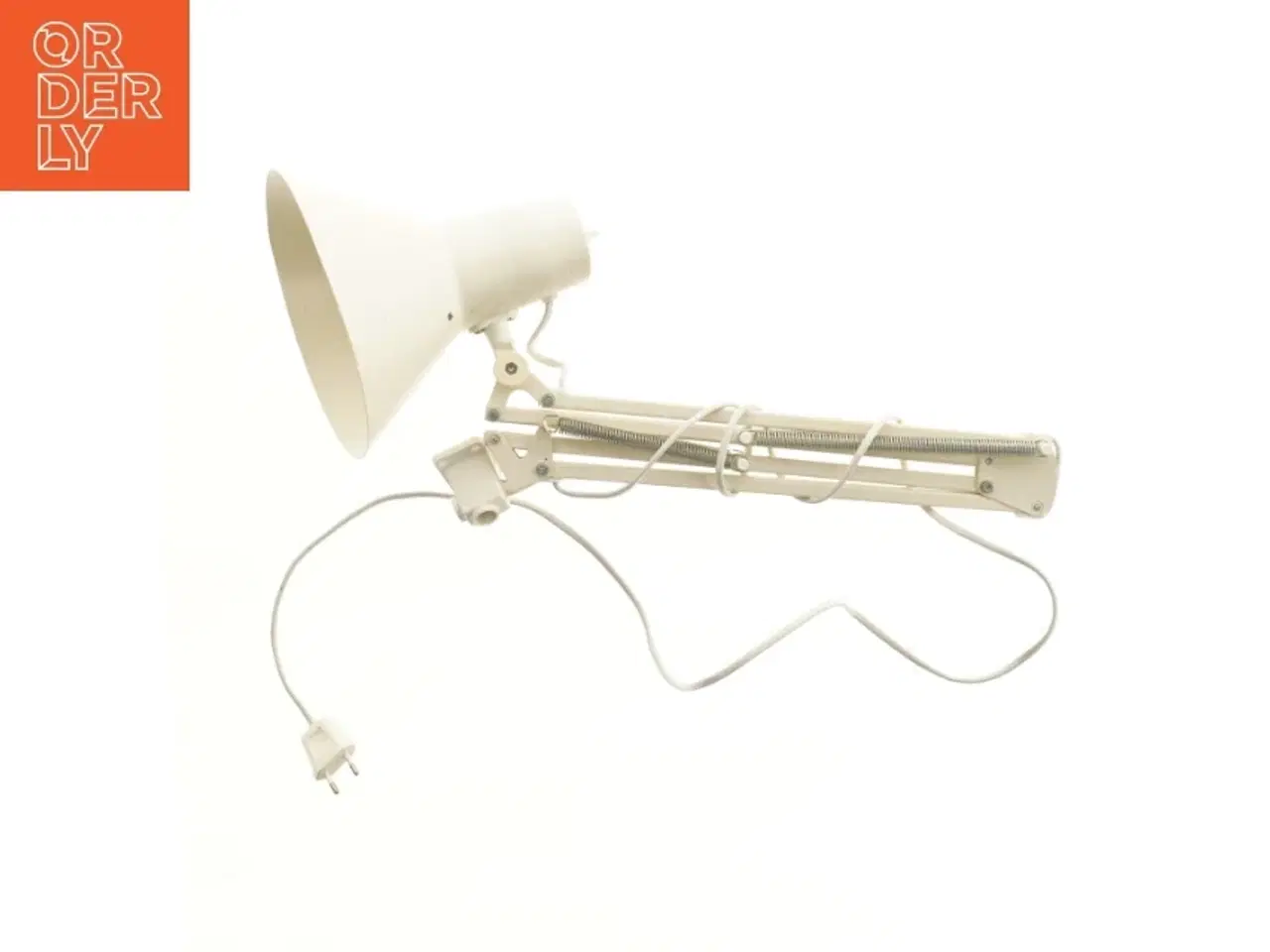 Billede 1 - Hvid bordlampe med justerbar arm fra IKEA (str. 51 cm)