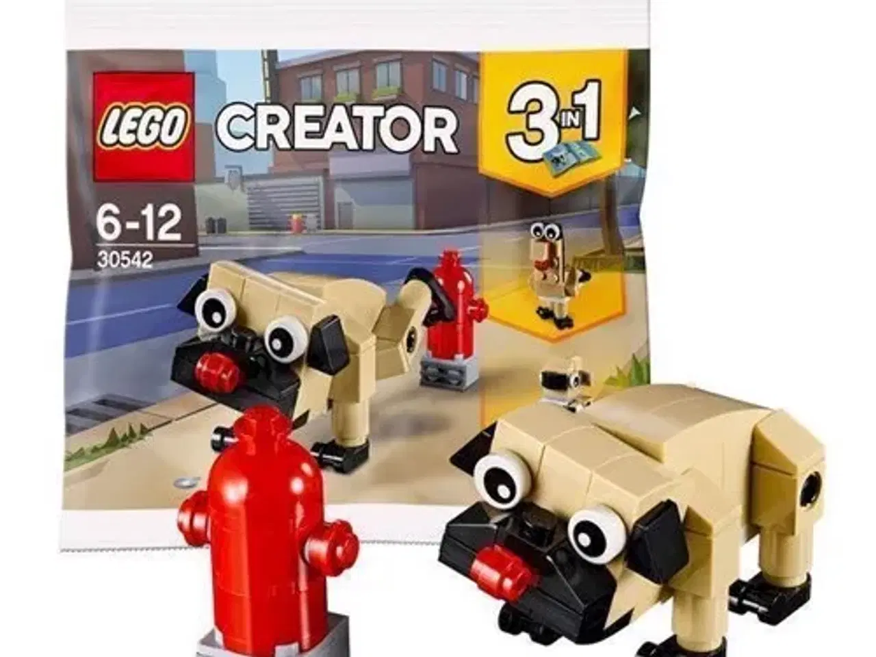 Billede 1 - LEGO Creator mops med brandhane Nr 30542