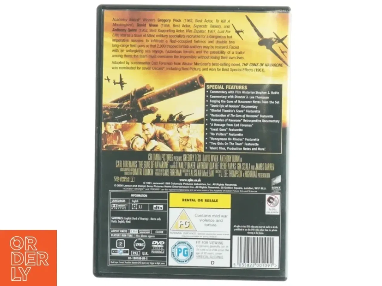 Billede 3 - The Guns of Navarone DVD