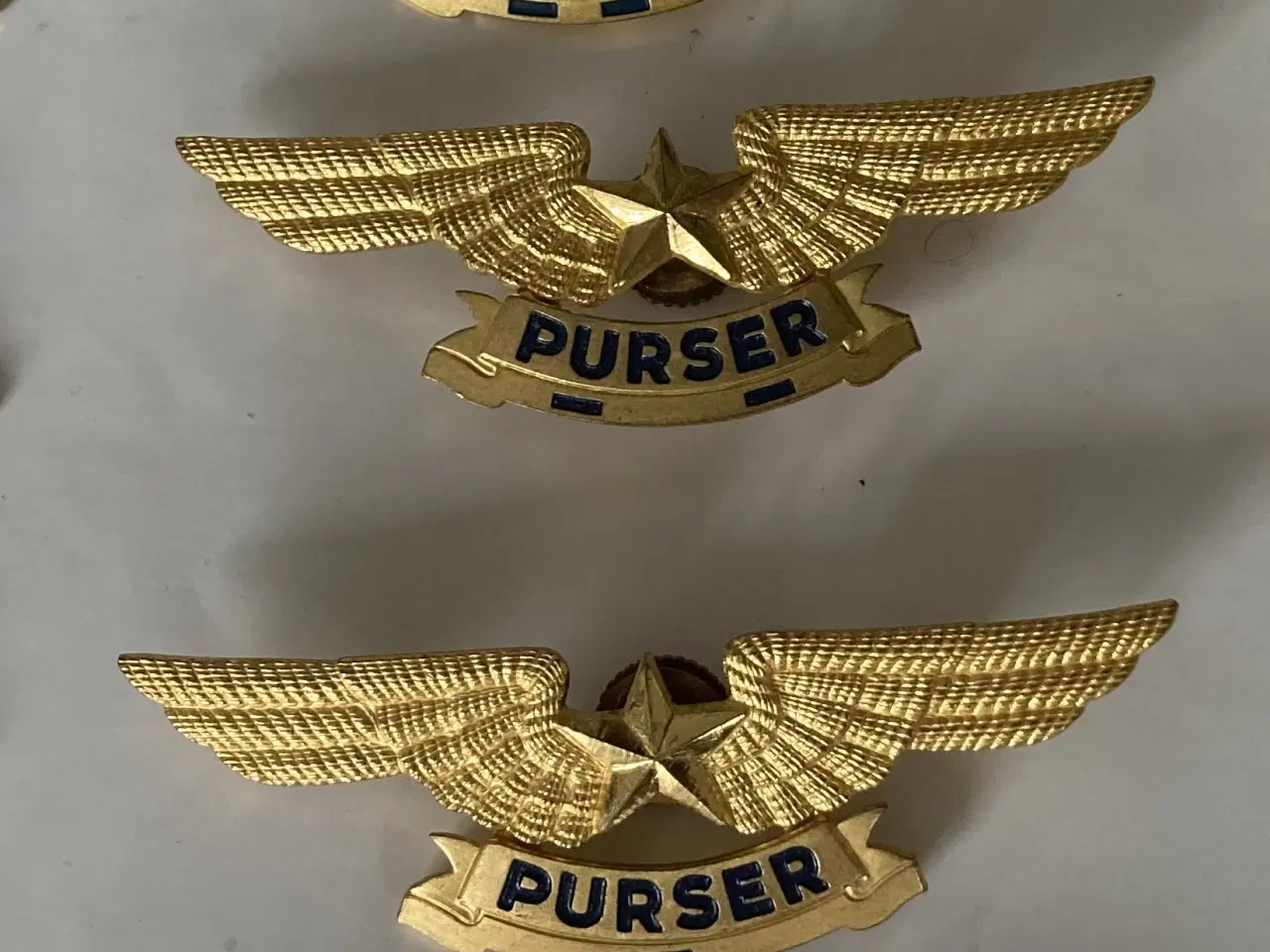 Billede 1 - 5 forskellige uniforms emblem Flyselskab SAS Purse