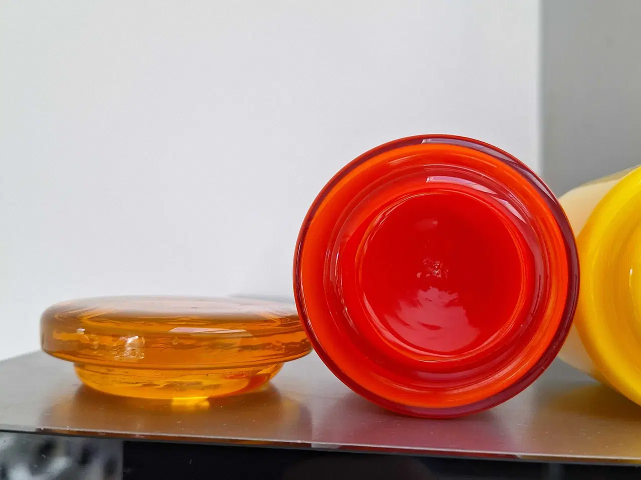 Billede 4 - Holmegaard Palet sennepskrukker 