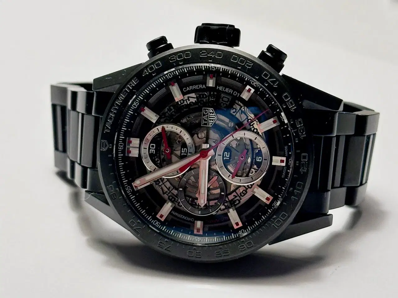 Billede 2 - TAG Heuer Carrera Skeleton - Keramik - 43 mm