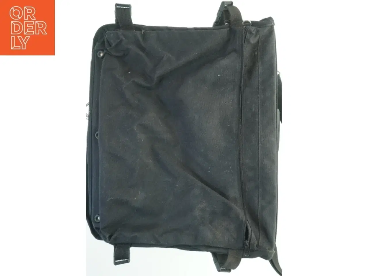 Billede 2 - Sort rejsetaske med hjul (str. 60x40 cm)