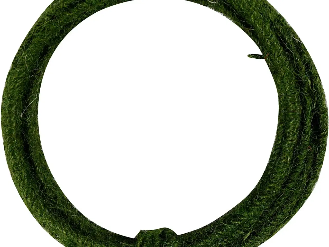Billede 1 - Jute wire, tykkelse 2-4 mm, grøn, 3m/ 1 pk.
