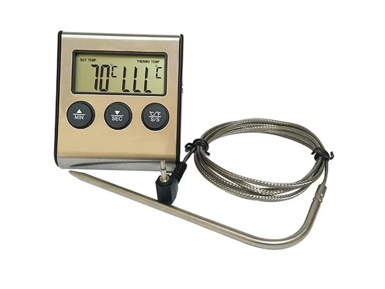 Billede 1 - Thermometer med timer – digital