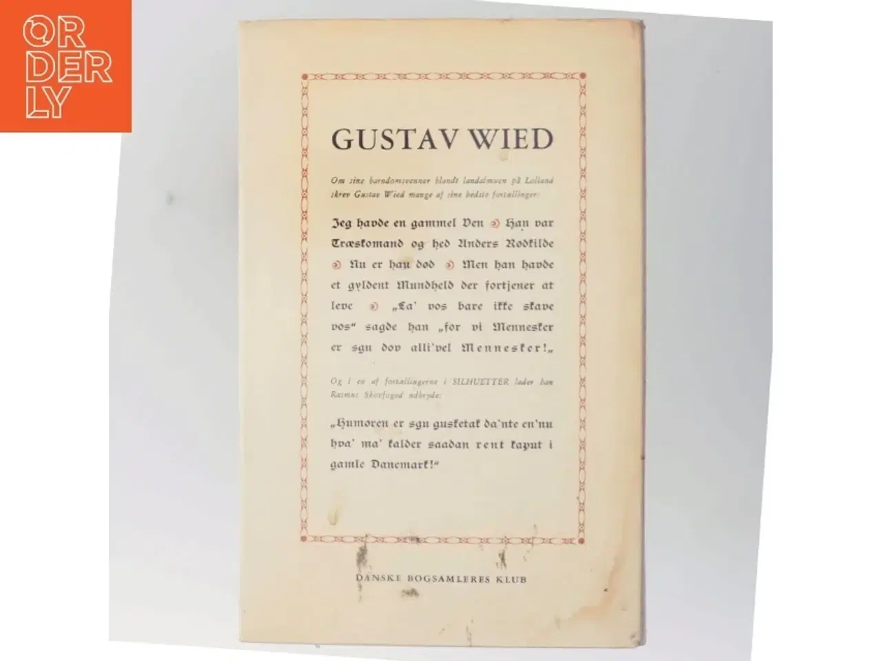 Billede 3 - Lystige Historier af Gustav Wied (Bog)