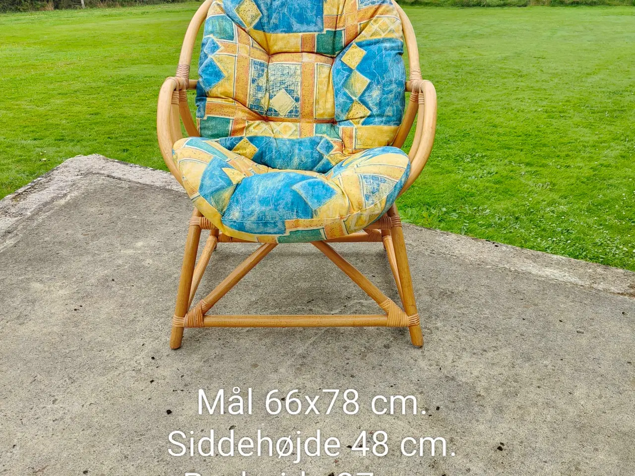 Billede 8 - Flot bambus sæt bestående af 4 stole og et bord 