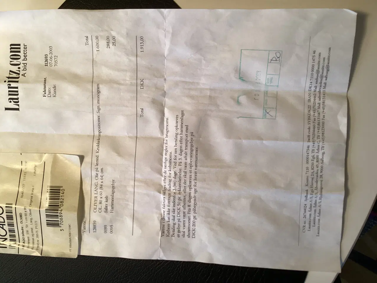 Billede 4 - Oliver Lang malerier.