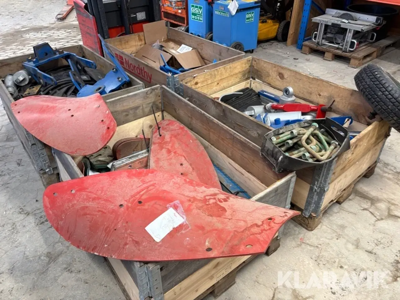 Billede 3 - Reservedele til landbrugsmaskiner 4 paller