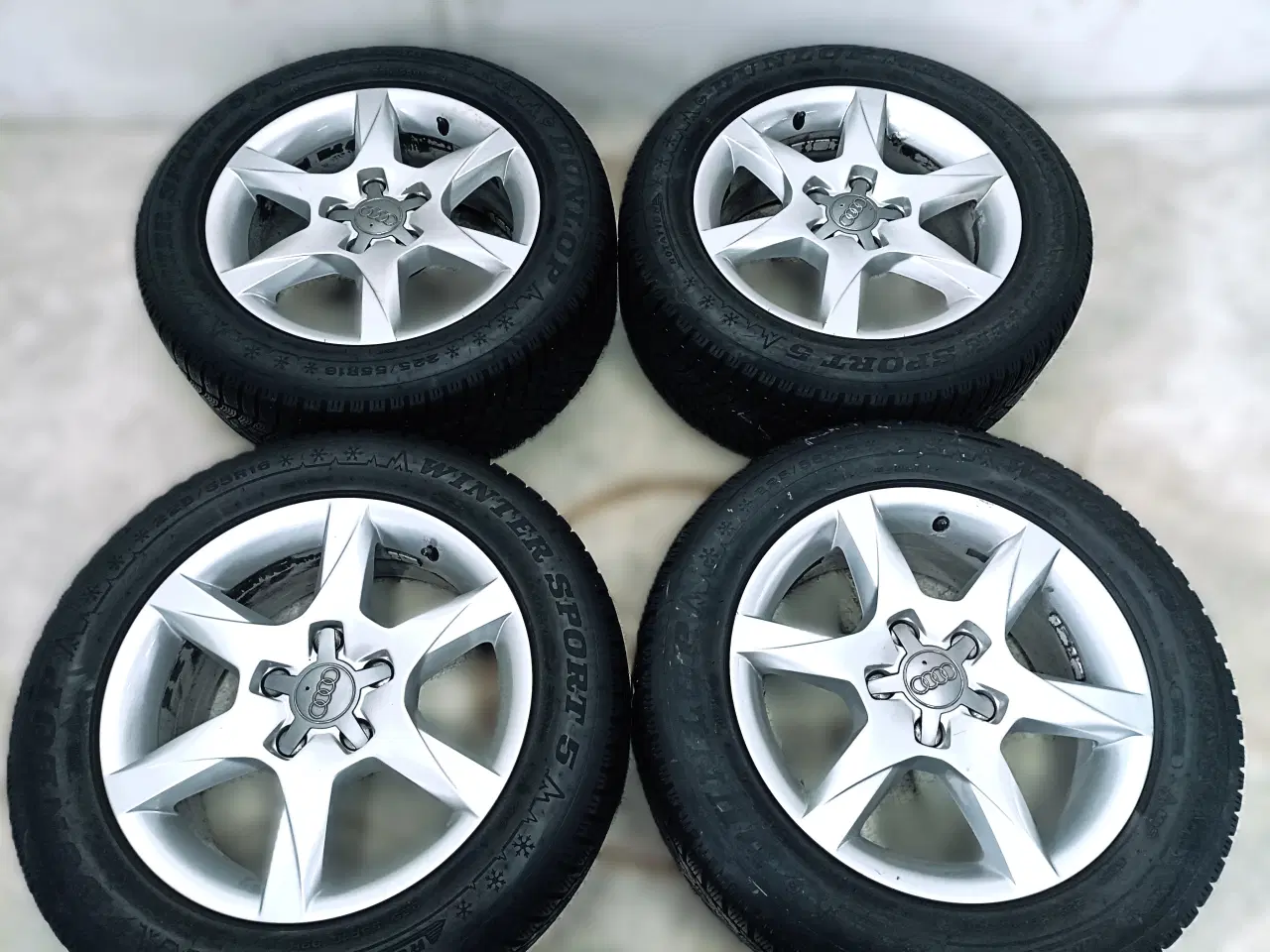 Billede 5 - 5x112 16" ET35 nav 57,1ø AUDI vintersæt 