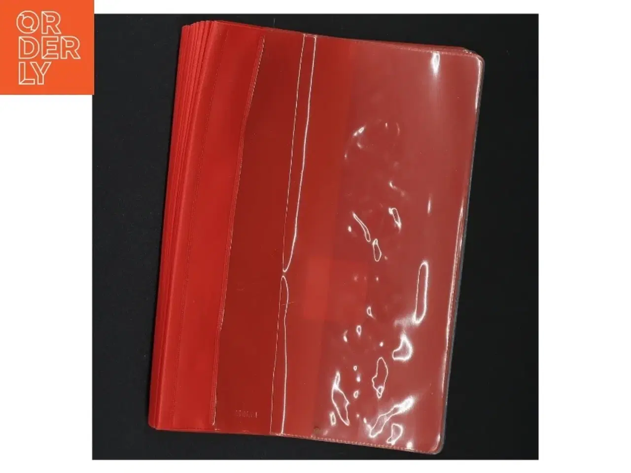 Billede 6 - Røde plastikmapper fra Esselte (str. A 5 parentes, 22 x 16 cm )