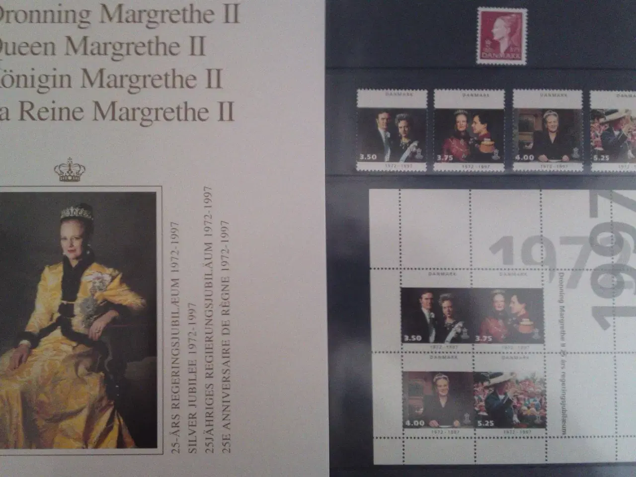 Billede 1 - Dronning Margrethe ll -25-års regeringsjubilæum