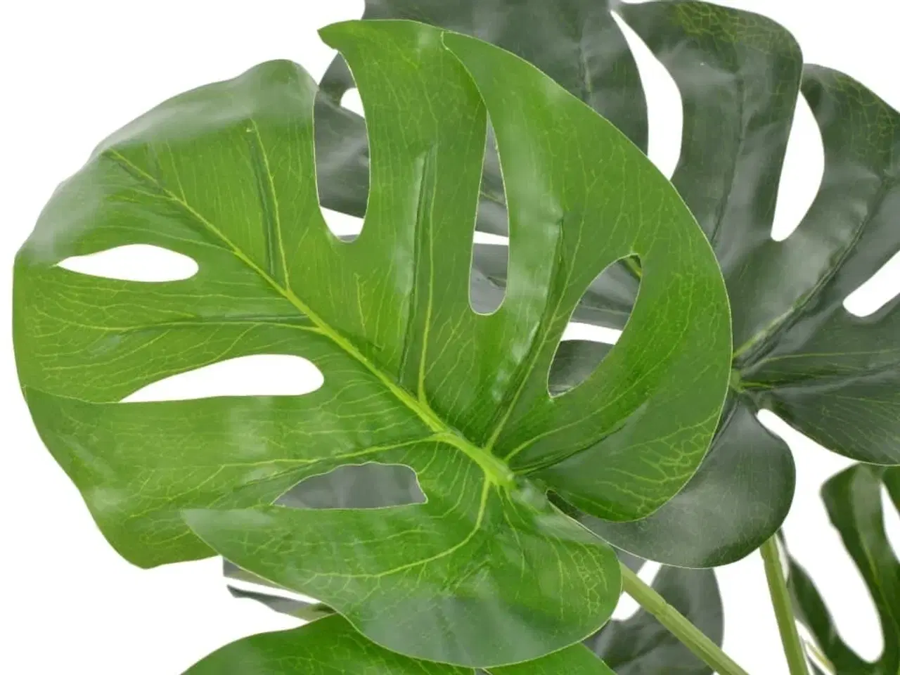 Billede 2 - Kunstig plante monstera med krukke 100 cm grøn