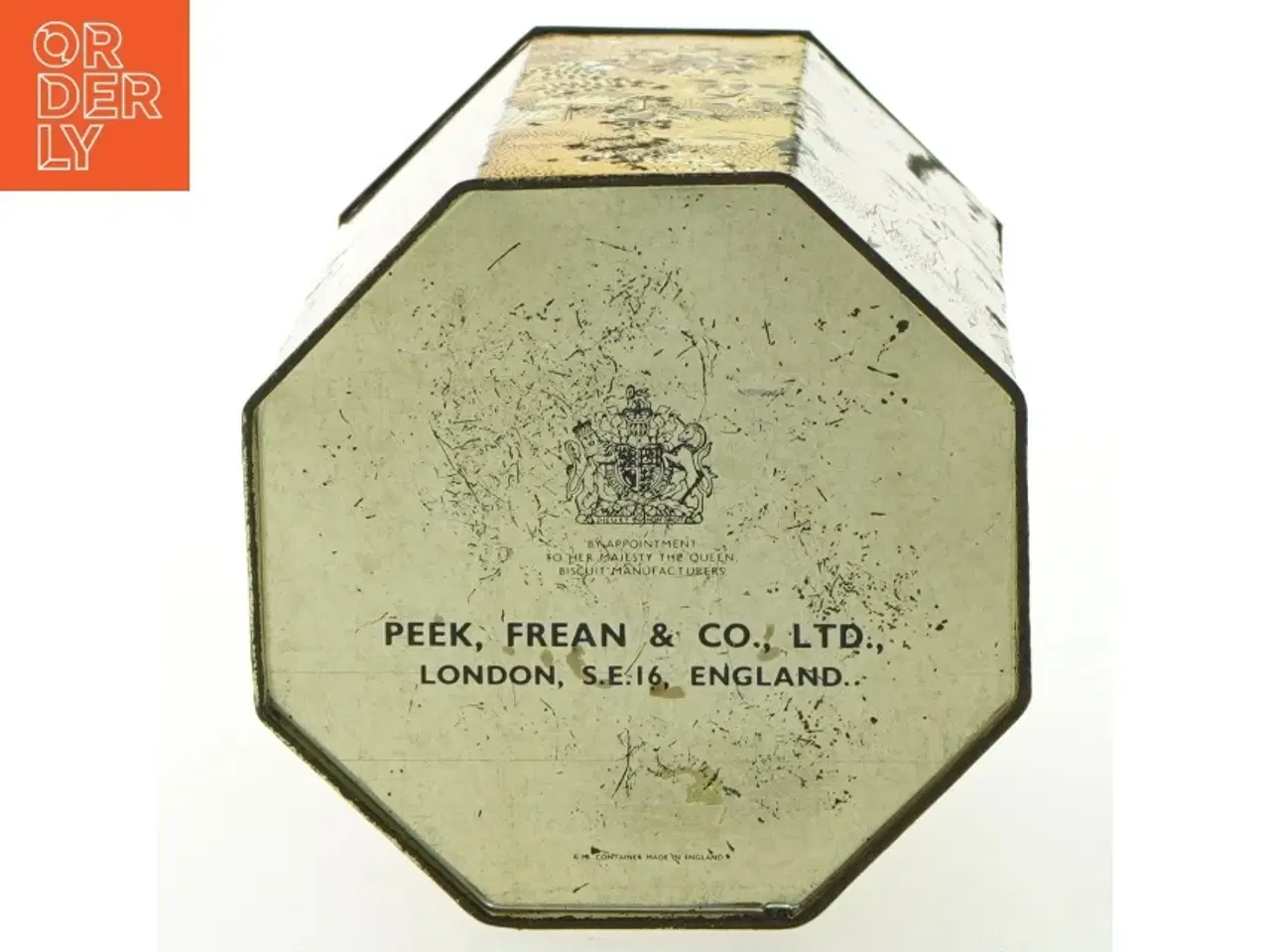 Billede 4 - Vintage Peek Frean & Co. Ltd. metal container fra Peek Frean & Co. Ltd. (str. Ø 12x12,5 cm)