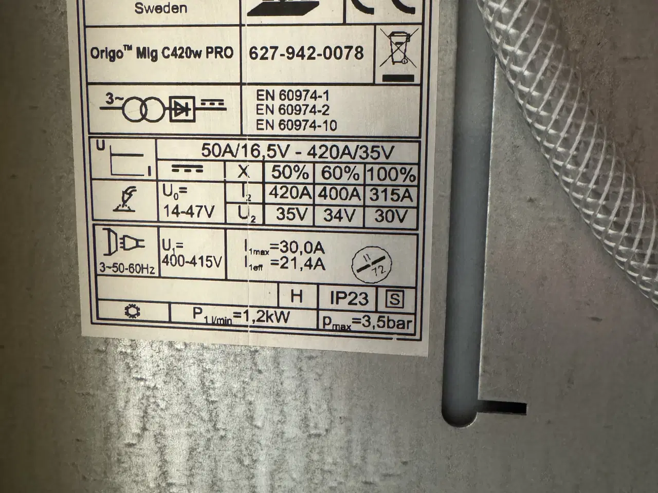 Billede 2 - Esab co2 svejser