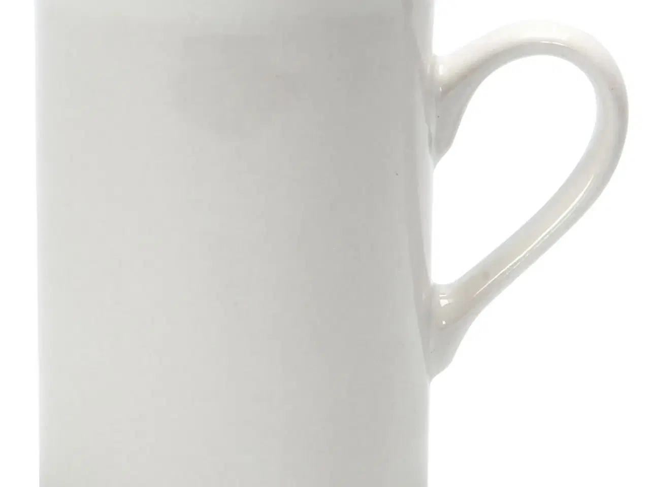 Billede 1 - Krus, H: 10 cm, diam. 7,4 cm, 245 ml, hvid, 1 stk.
