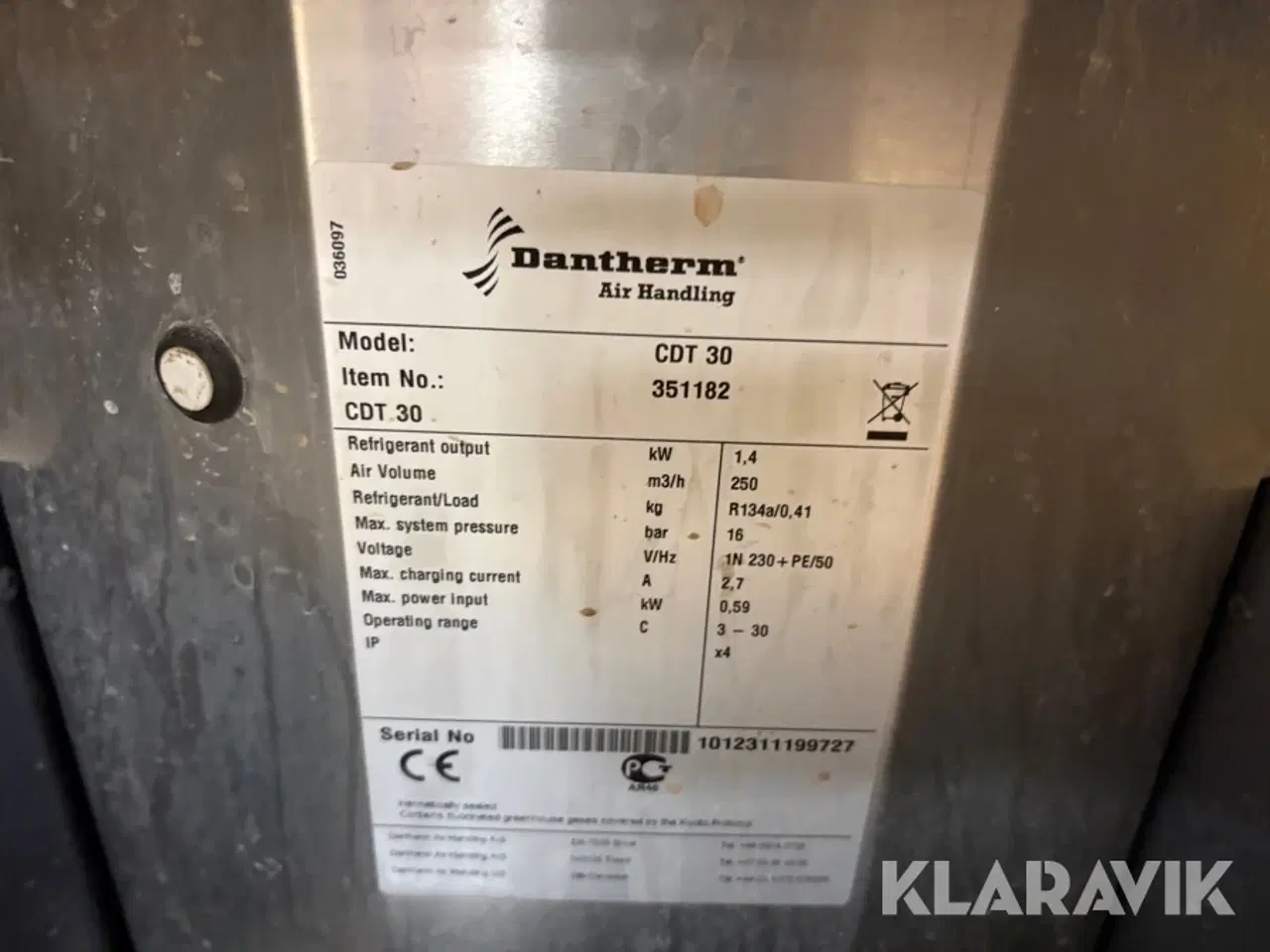 Billede 7 - Affugter Dantherm CDT 30