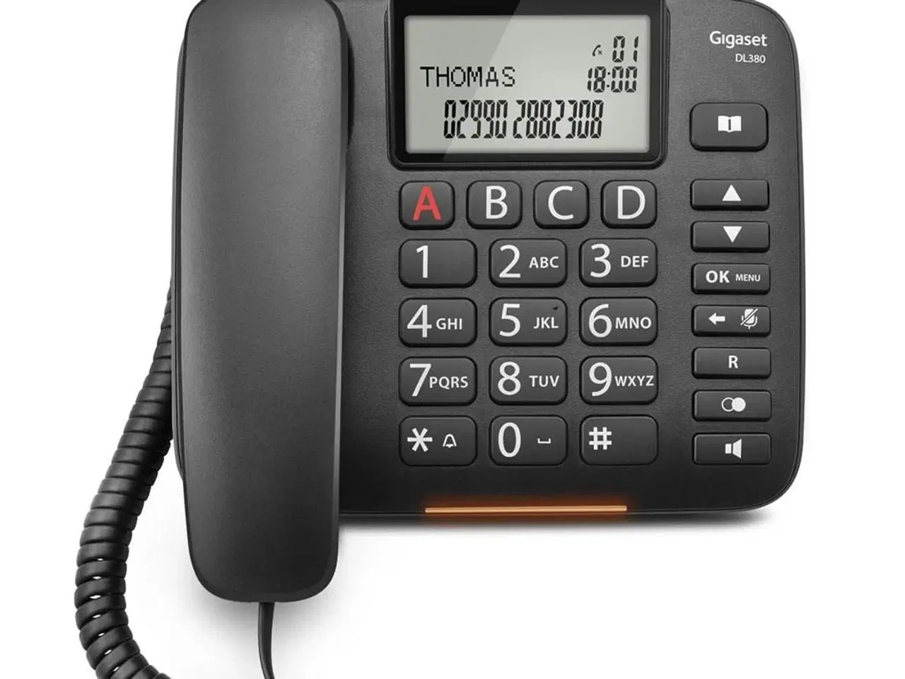 Billede 7 - Fastnettelefon Gigaset DL380 med nummervisning – sort