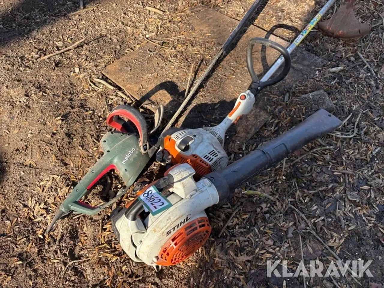 Billede 12 - Løvblæser, hækkeklipper og græstrimmer STIHL, metabo