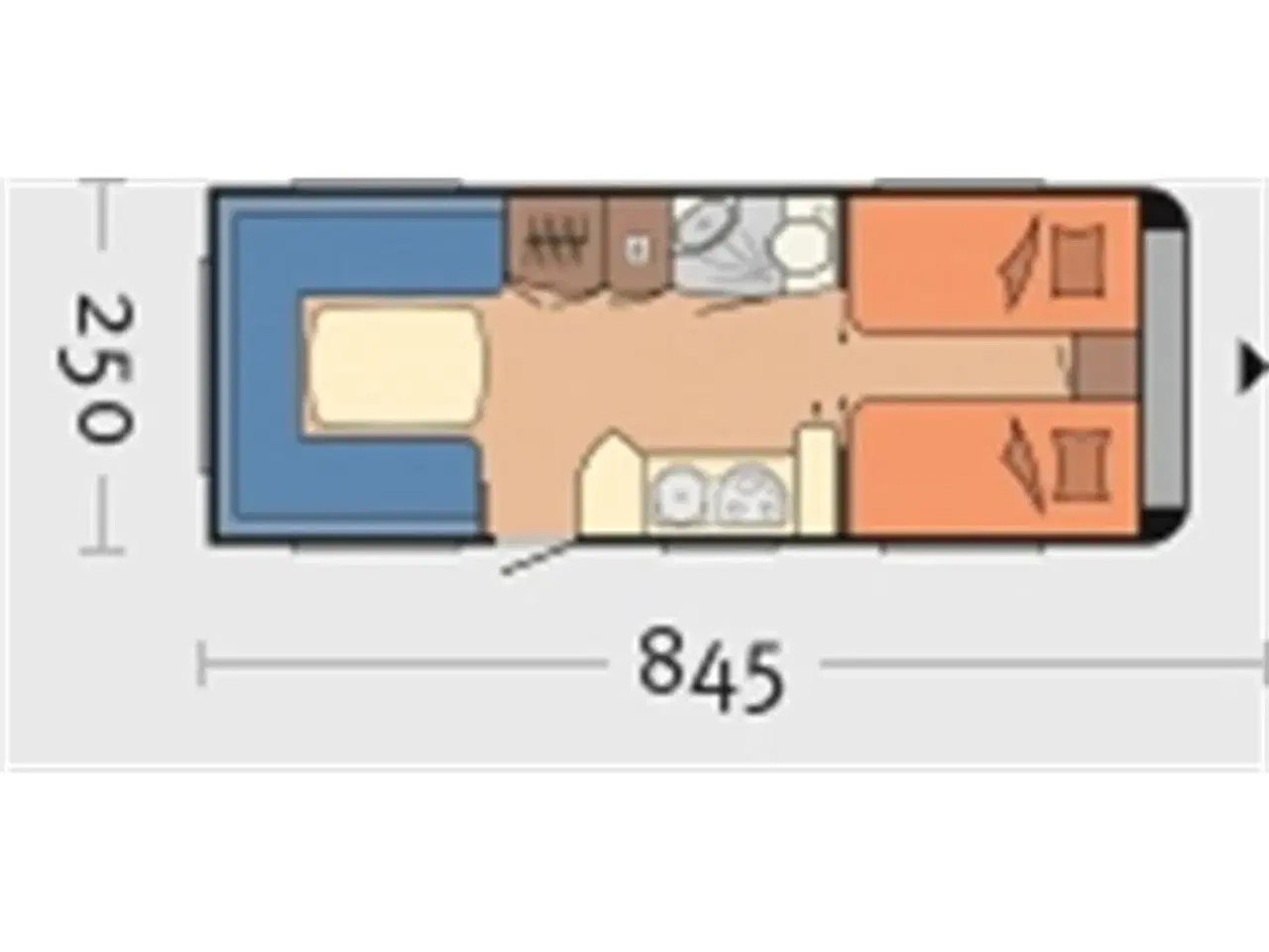 Billede 2 - 2012 - Hobby Prestige 610 UL   1 ejers, SUPERFLOT STOR ENKELTSENGS-VOGN, m/MOVER og stort Isabella fortelt mv. ET GODT TILBUD.