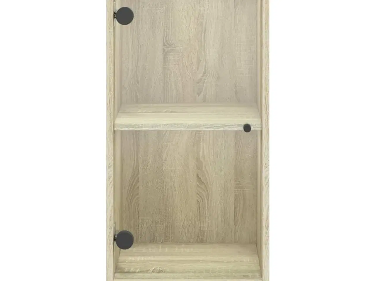 Billede 6 - Skab med glaslåger 35x37x75,5 cm sonoma-eg
