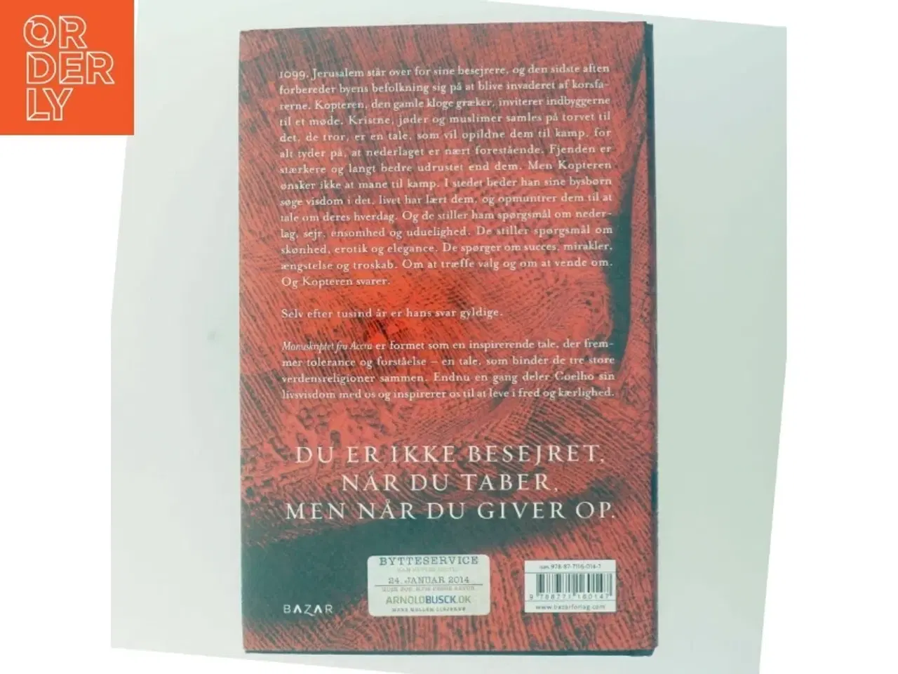 Billede 3 - Manuskriptet fra Accra af Paulo Coelho (Bog)