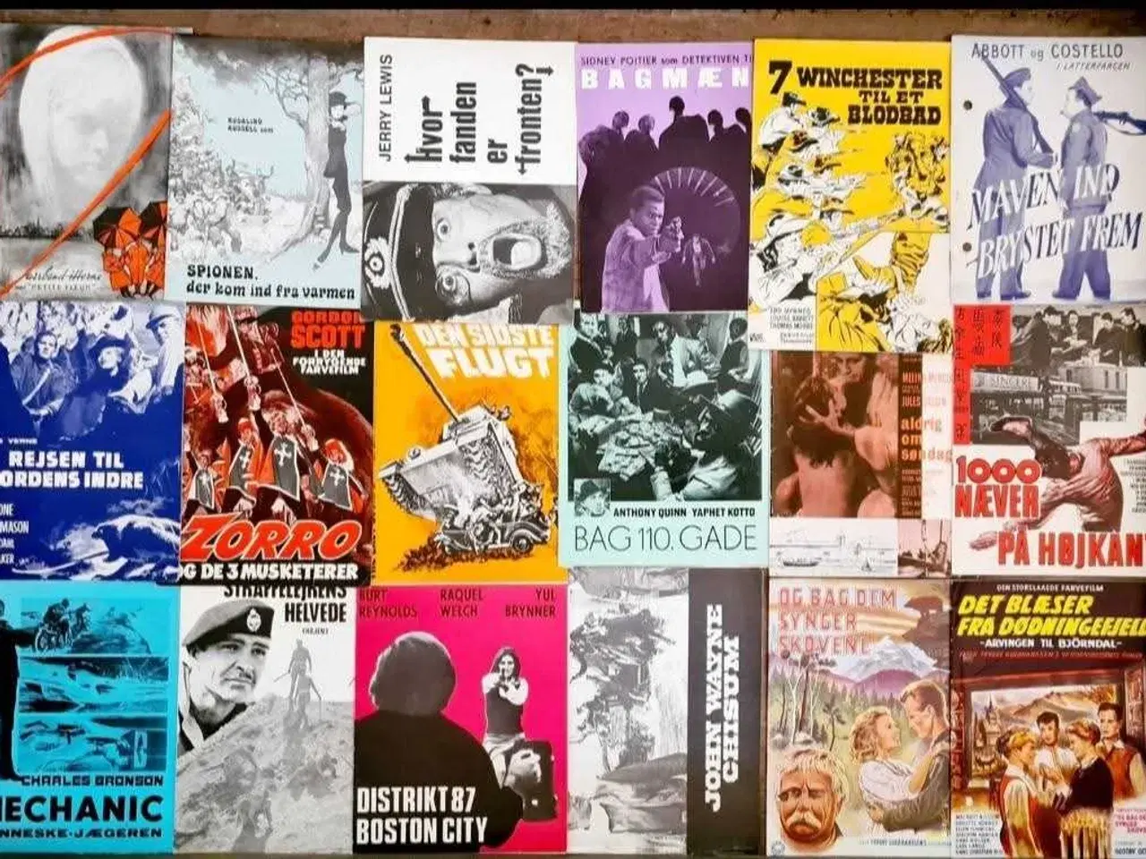 Billede 1 - Stor samling Retro Filmprogramnmer