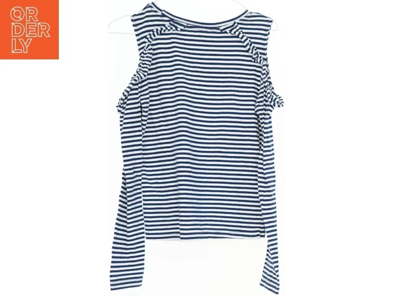 Billede 2 - Langærmet bluse med striber fra H&M (str. 134)