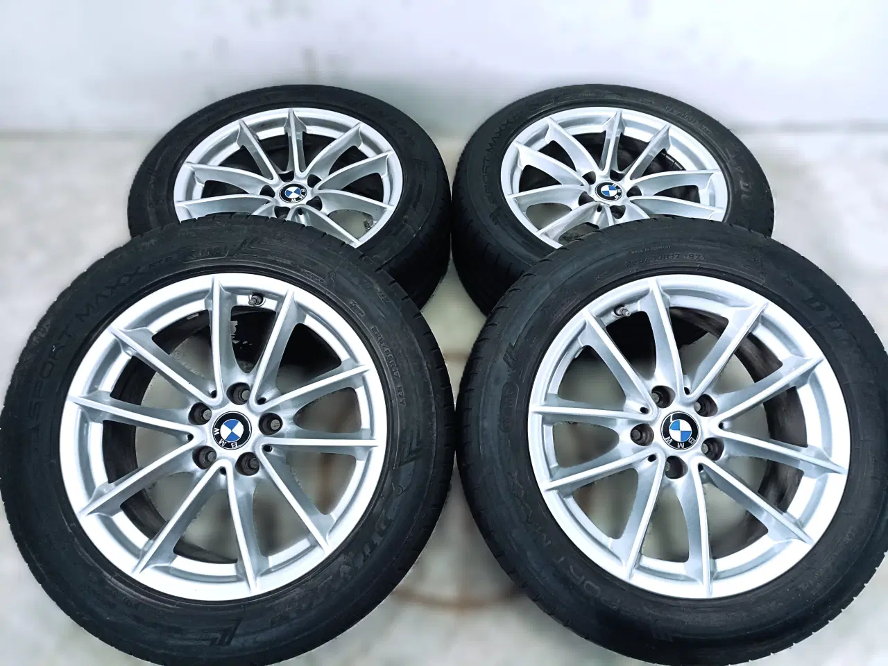 Billede 2 - 5x112 17" ET52 nav 66,6ø BMW sommersæt inkl.TPMS