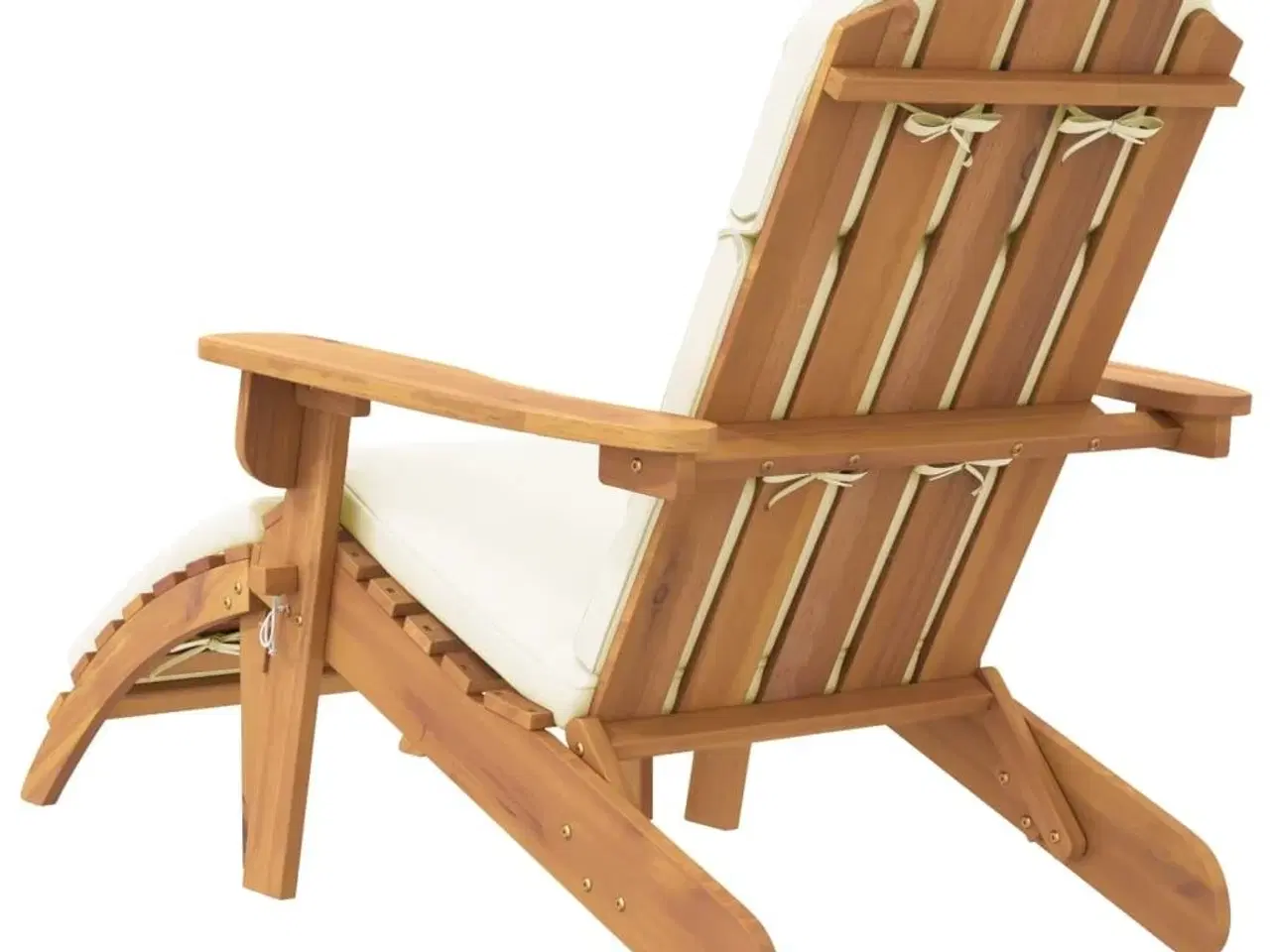 Billede 5 - Adirondack-havestol med fodstøtte massivt akacietræ