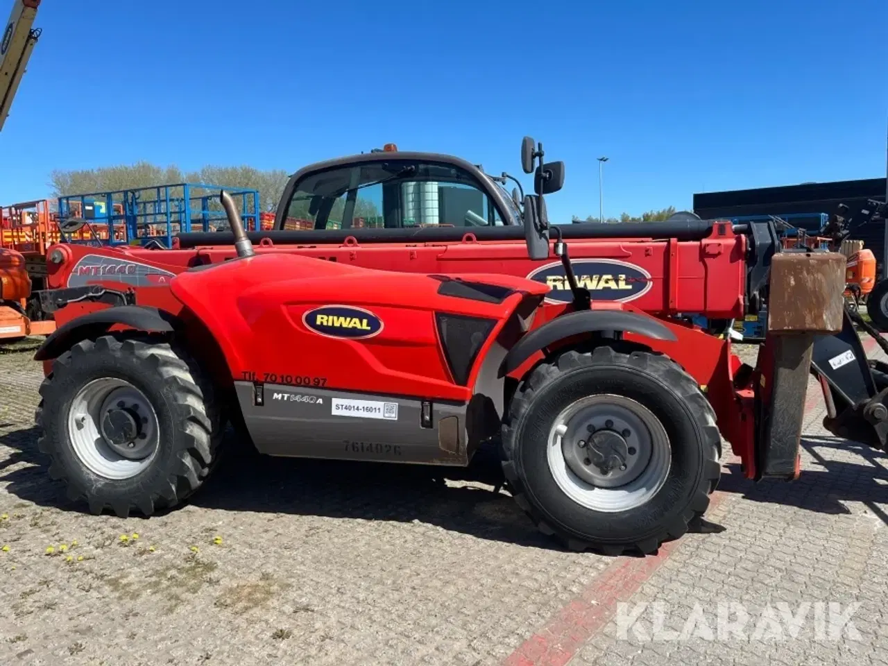 Billede 6 - Teleskoplæsser Manitou MT1440A ST3B med kurv pallegafler
