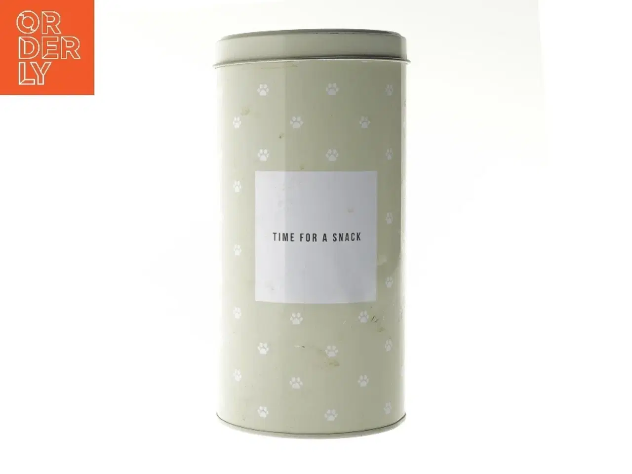 Billede 1 - Snackdåse med låg (str. Ø 10 cm længde 20 cm)