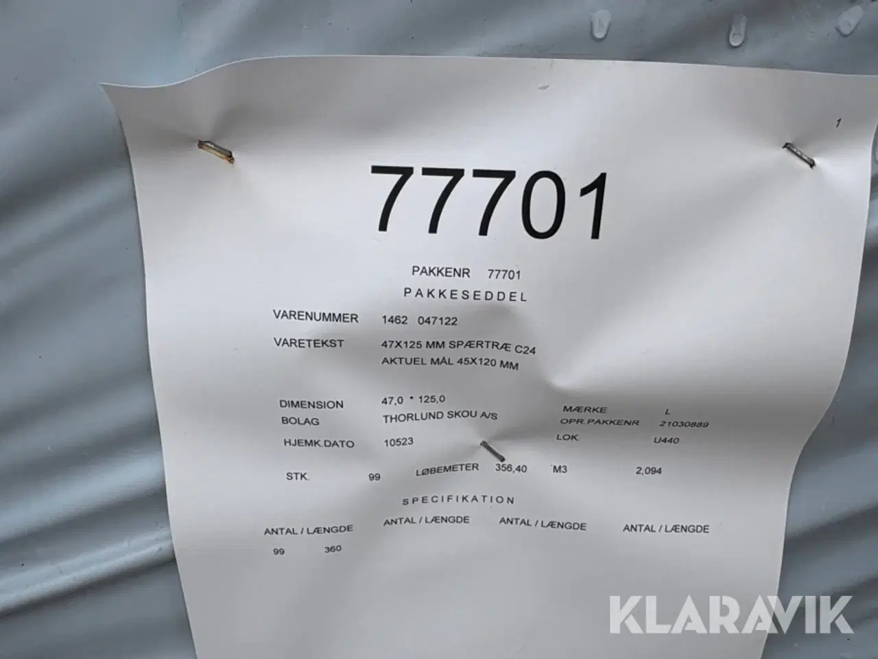 Billede 7 - Støbebrædder Bergene Holm Fyr 27x125 99 styk af 360 cm