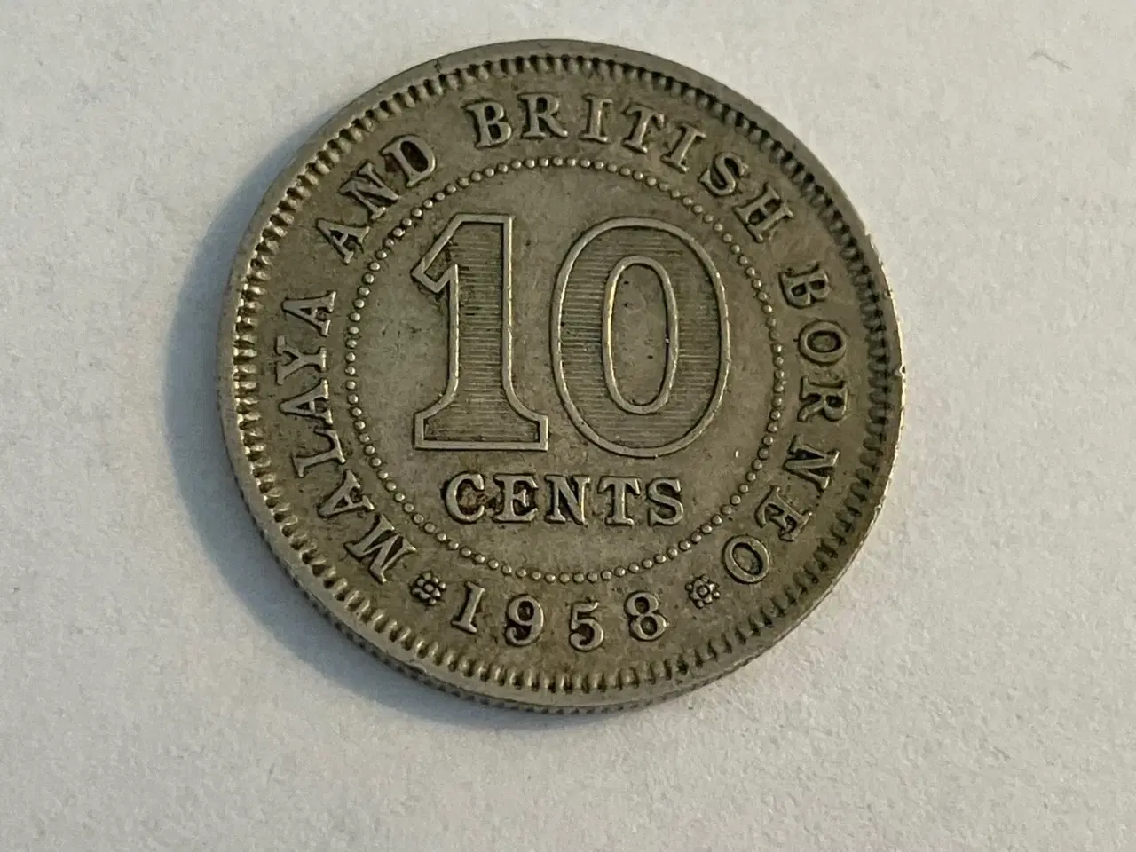Billede 1 - 10 Cents 1958 Malaya & British Borneo