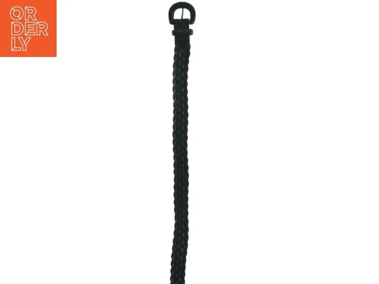 Billede 3 - Flettet læderbælte (str. Længde, 80 cm)