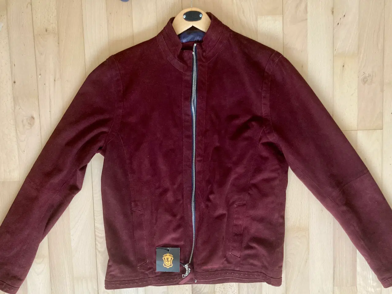 Billede 1 - Håndlavet suede bomberjakke