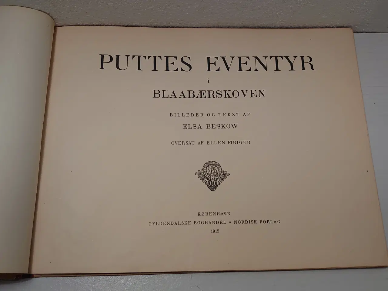 Billede 4 -  Beskow:Puttes Eventyr i Blaabærskoven.1.udg.1915