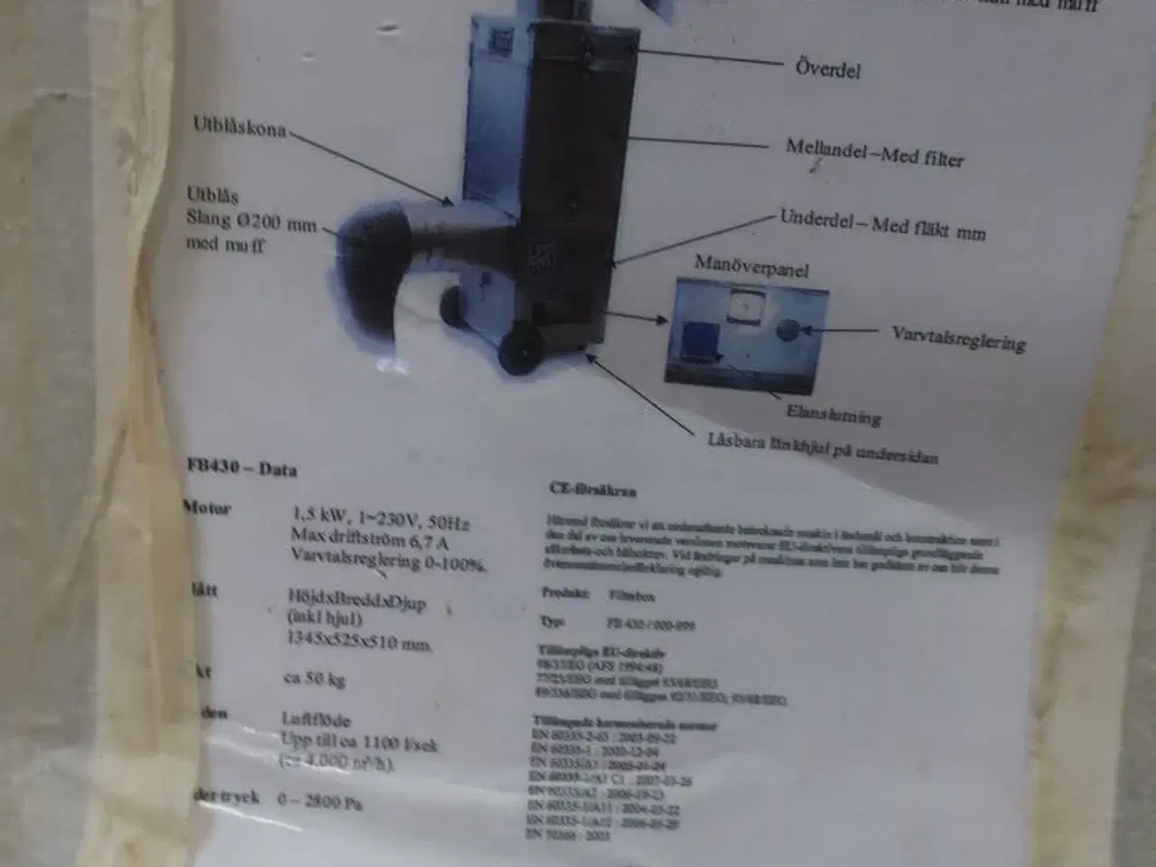 Billede 4 - Luftrenser NORDIC CLEANING SYSTEM FB430